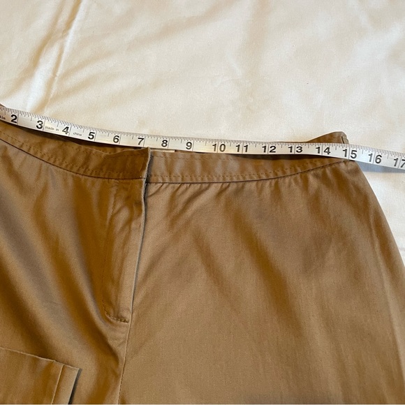 Liz Claiborne-ANISSA Tan Colour High Rise Pant 98% Cotton 2 % LYCRA Size 12 - Picture 10 of 16